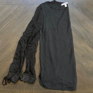 MaxMara black long sleeve shirt
